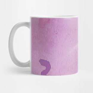 Pink purple watercolor handpainted art Mug